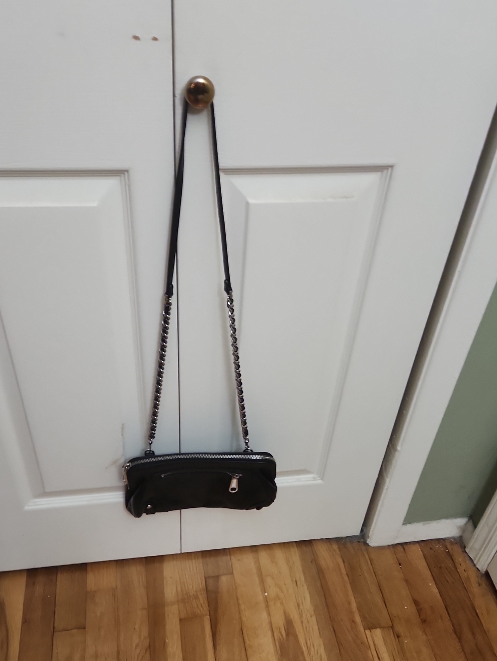 Rebecca Minkoff Black Chain-Strap Crossbody Bag